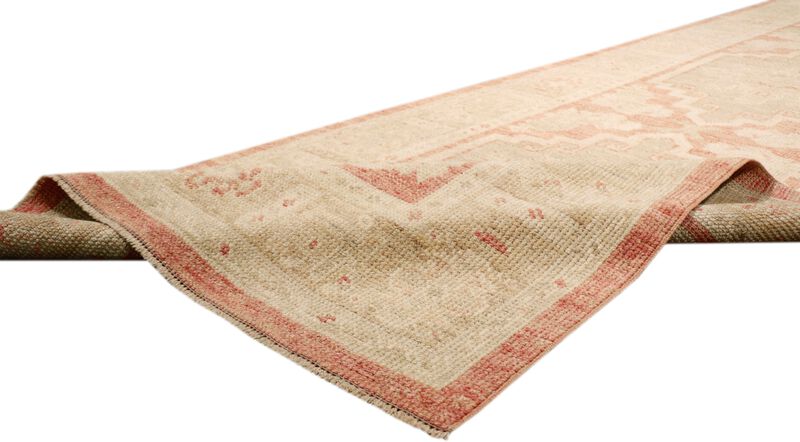 Pasargad Home Turkish Oushak Hand-Knotted Wool Runner- 2'11" X 12' 9" image number 5