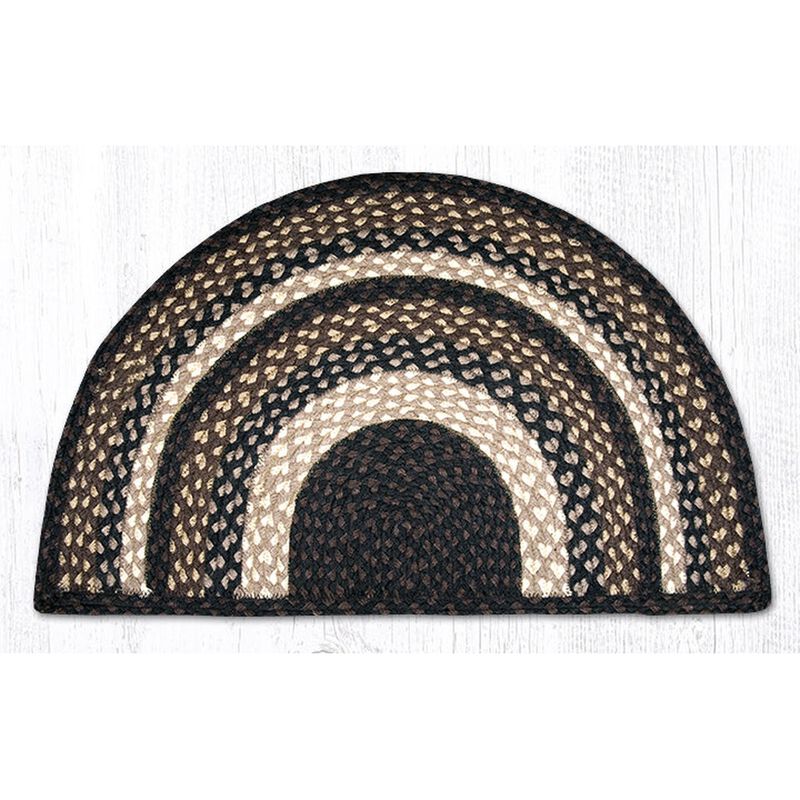 Earth Rugs Sc-313 Mocha Frappuccino Small Rug Slice 18 X 29 image number 0