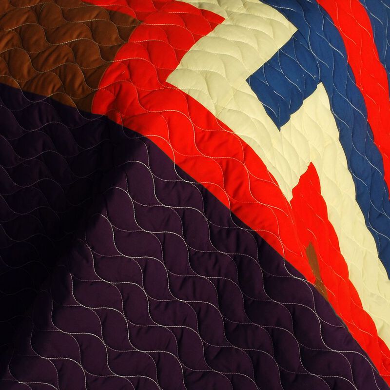 3-Piece Quilted Patchwork Quilt Set Lightweight Cozy Bedding image number 3
