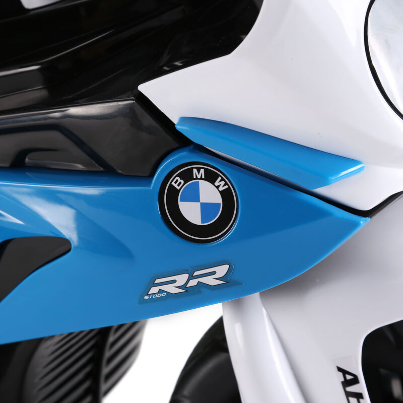 BreeBe 6V 3 Wheeled Electric Motorcycle, Kids Motorcycle Licensed BMW with Headlight, Music image number 7