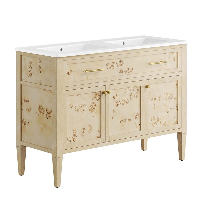 Elysian 48" Double Sink Bathroom Vanity image number 2