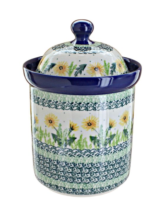 Blue Rose Polish Pottery Alyce Medium Canister