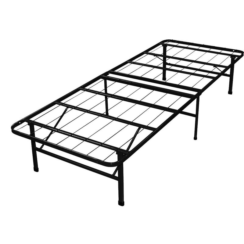 QuikFurn Twin XL size Heavy Duty Metal Platform Bed Frame
