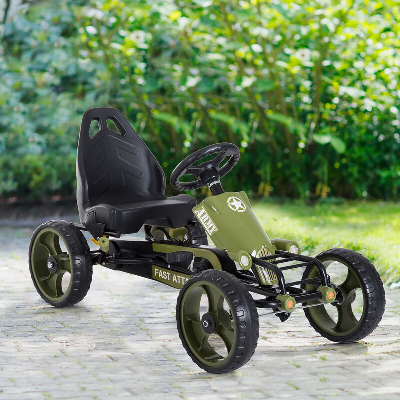 BreeBe Pedal Go Kart for Kids with Adjustable Seat image number 1