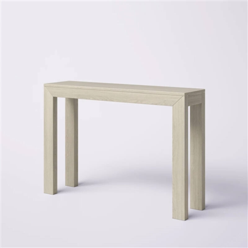 Solid Wood Modern Console Table – Sleek Sofa Table for Entryway or Living Room