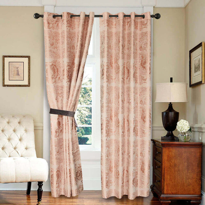 Dolce Mela Window Semi-Blackout Curtain / Drape Panel