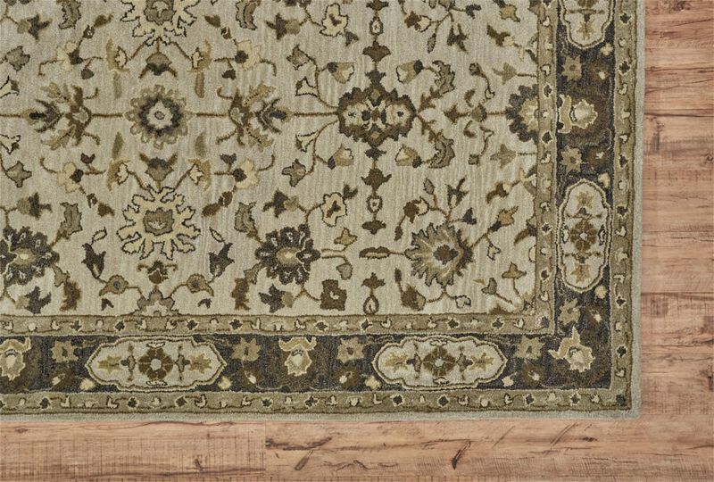 Eaton 8399F Gray/Ivory/Taupe 5' x 8' Rug image number 11