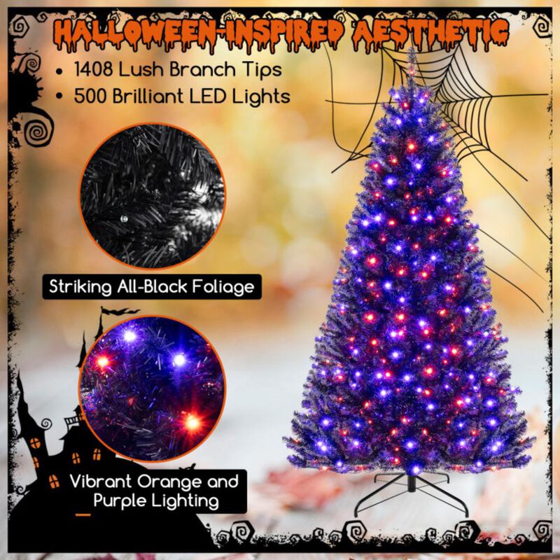 Hivvago Artificial Christmas Tree with Lighting Modes and Spooky Sounds. image number 5