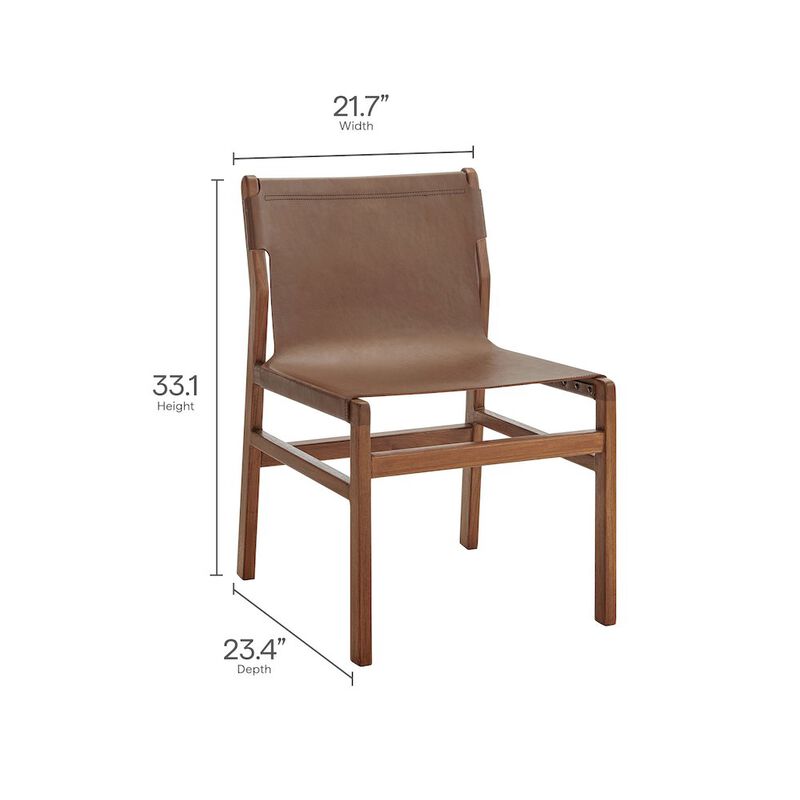 Sonora Leather Dining Side Chair image number 2