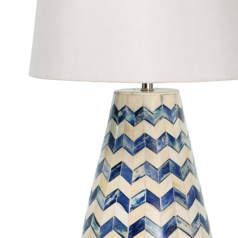 Cassia Chevron Table Lamp