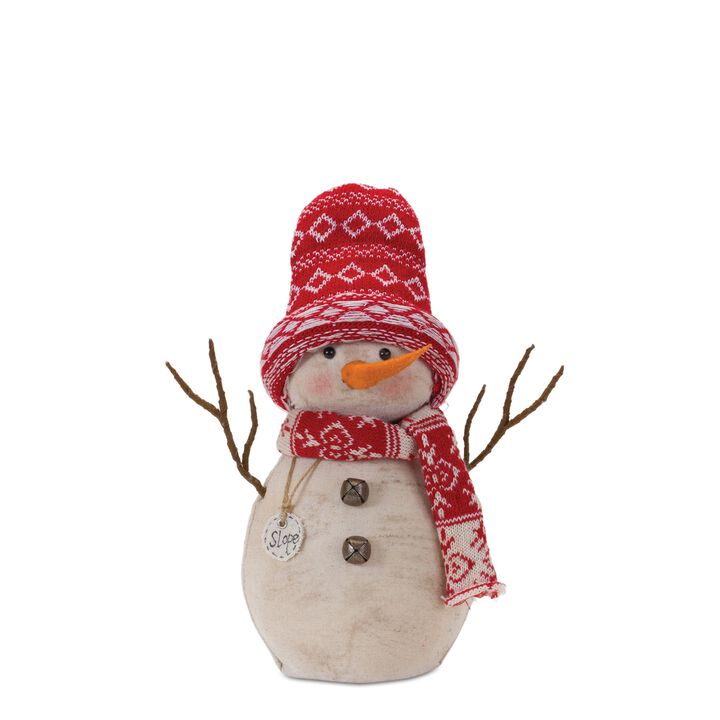 Snowman for Christmas Decor and Winter Holiday Celebration (Set of 2)