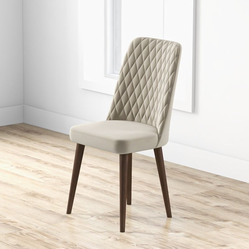 Merax Mid-Century Modern Velvet Dining Chair (Set of 2)
