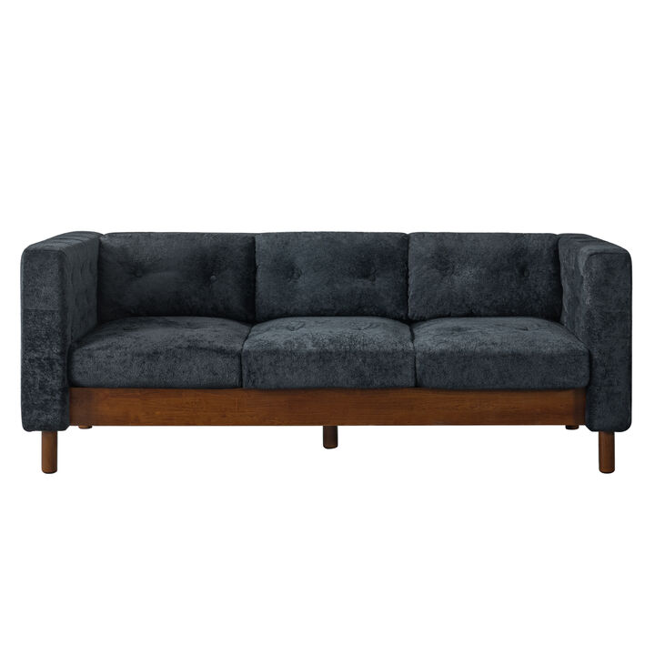 Jubpaf 78" Modern 3 Seater Sofa Chenille