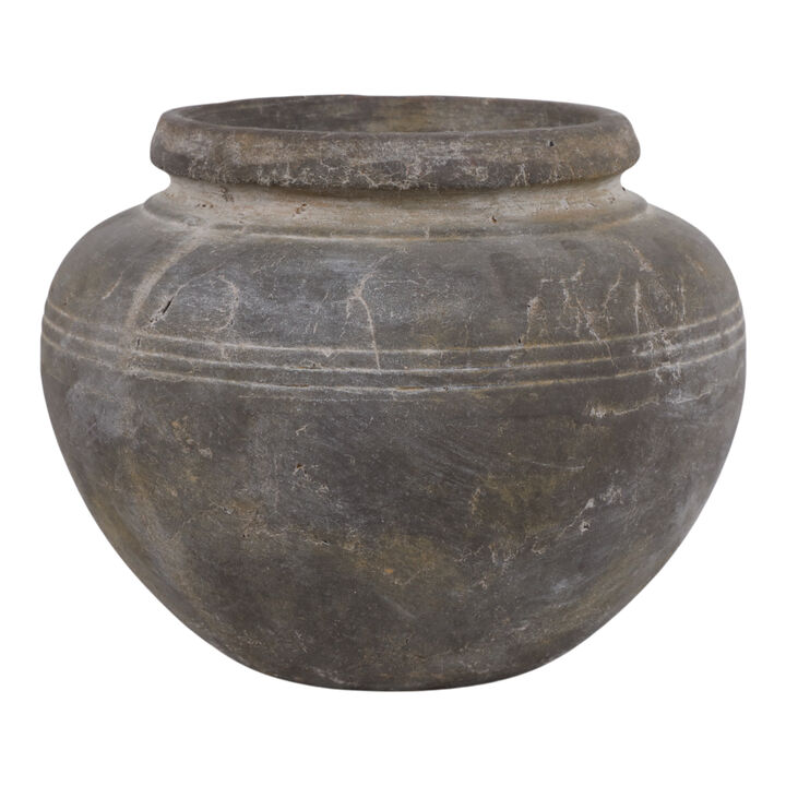 11x9" Traditional Jug Vase, Brown