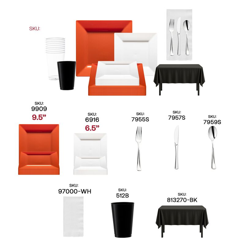 Orange, Black and White NFL / NBA / MLB Set (20 Sets) image number 3