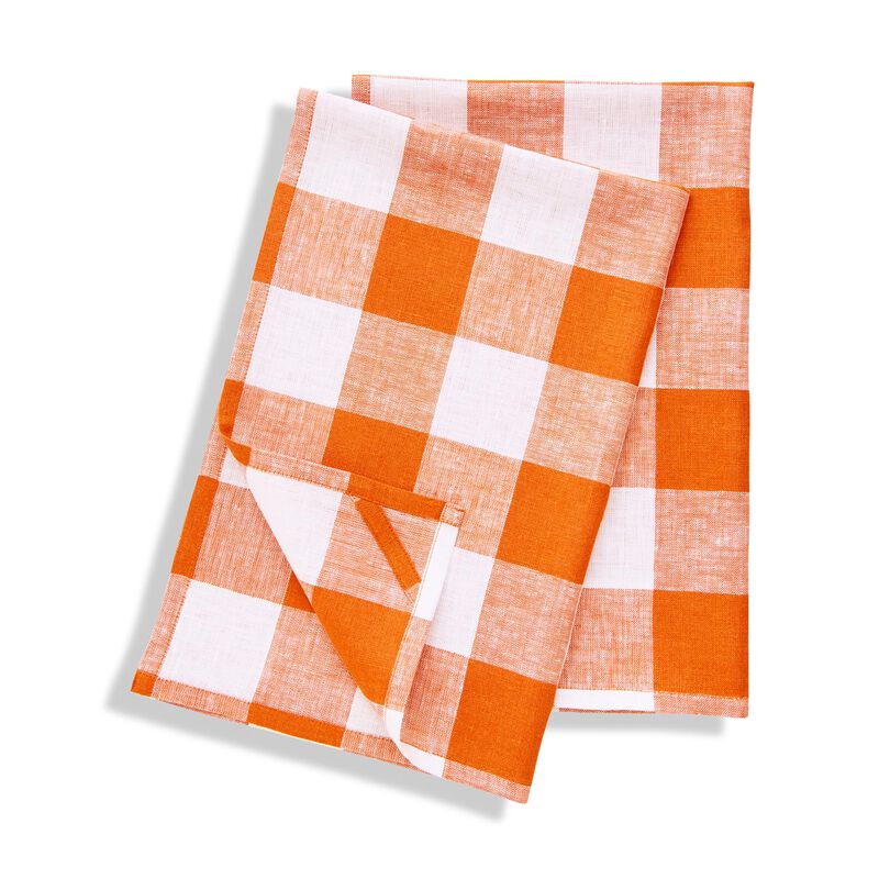 Linen Kitchen Towels - Buffalo Check image number 0