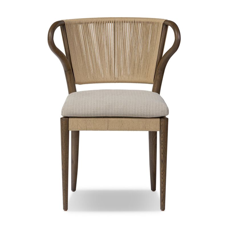 Amira Laine Natural Armless Dining Chair