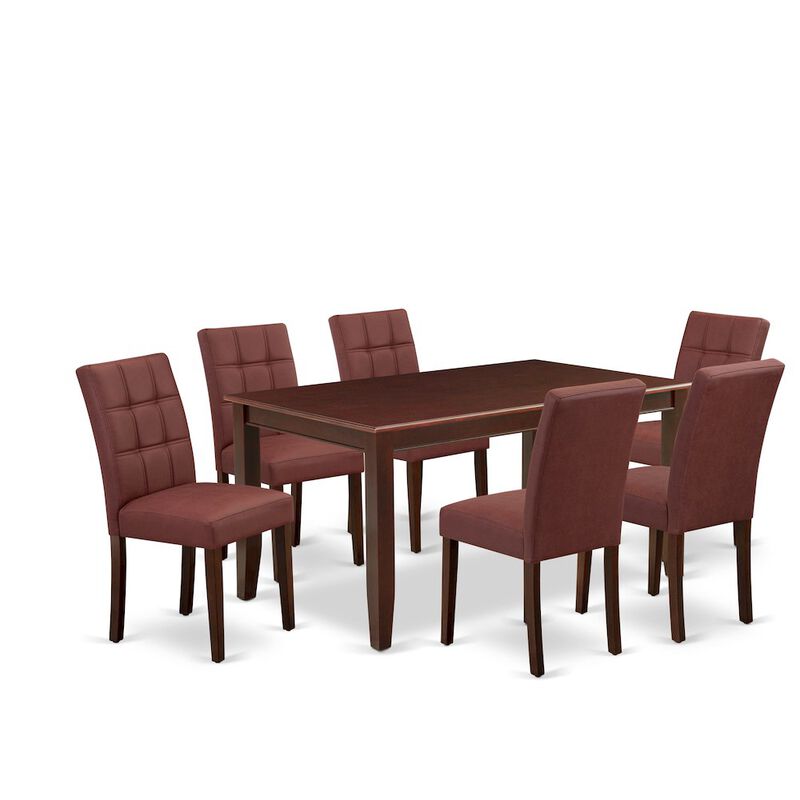 7 Piece Table Set consists A Modern Dining Table