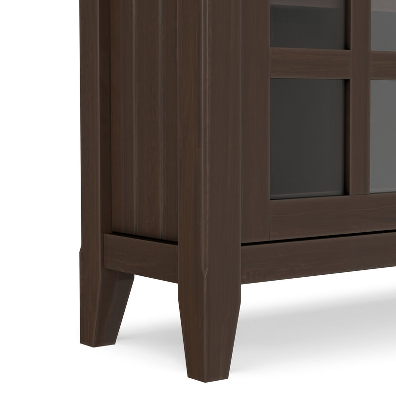 Acadian SOLID WOOD 36 inch Wide Transitional Entryway Storage Cabinet in Natural Aged Brown image number 9