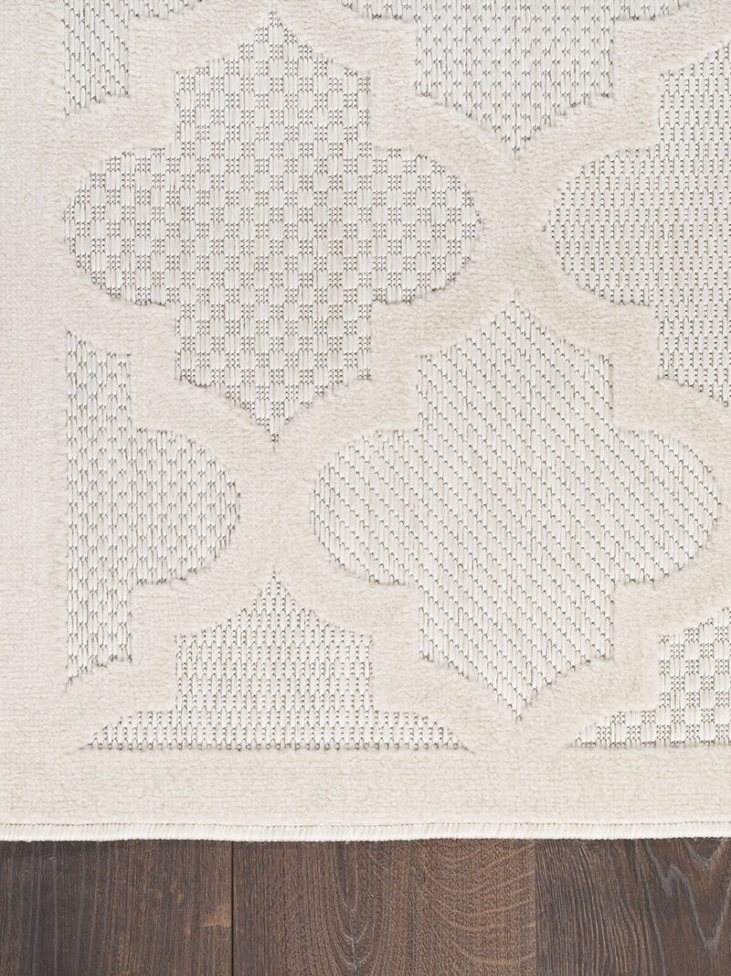 Easy Care NES01 Ivory/White 5' x 7' Rug