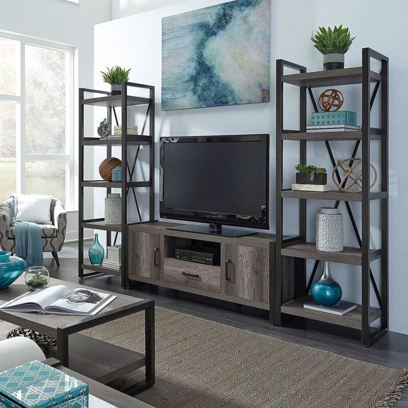 Liberty Furniture Tanners Creek Optional Entertainment Center with Piers in Graystone image number 2