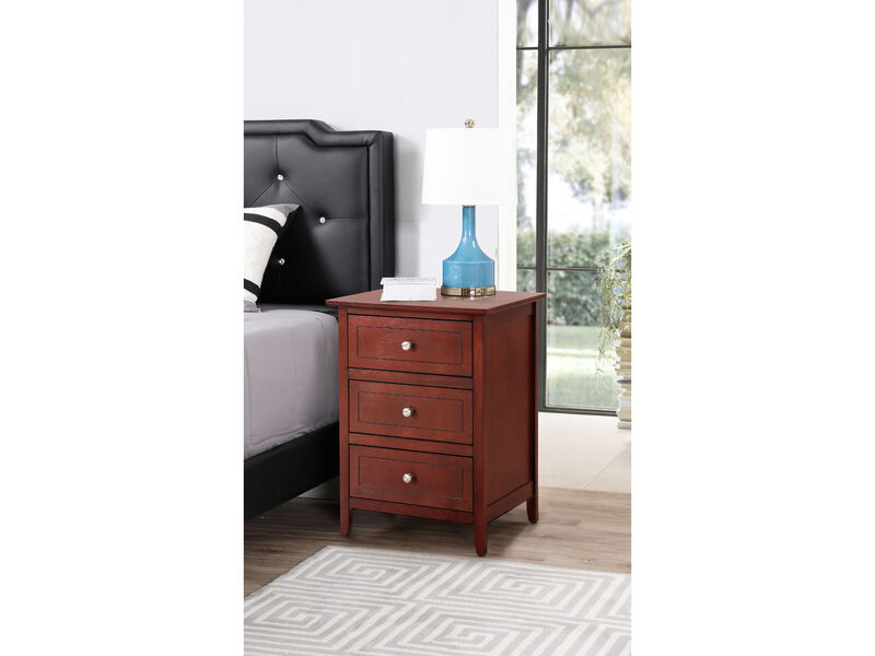 Daniel 3-Drawer Nightstand (25 in. H x 15 in. W x 19 in. D) image number 6