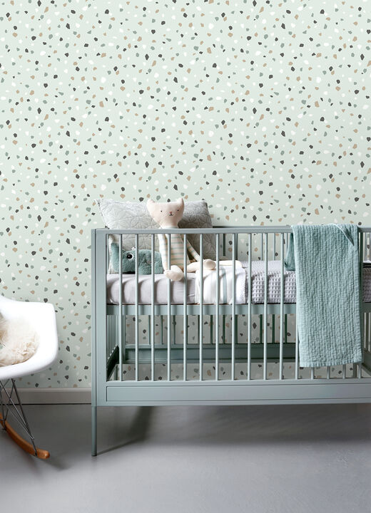 Ona Mint Terrazzo Wallpaper
