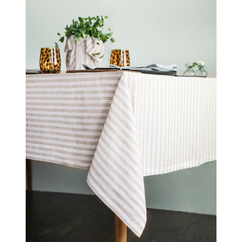 Linen Tablecloth - Amalfi Stripe image number 3