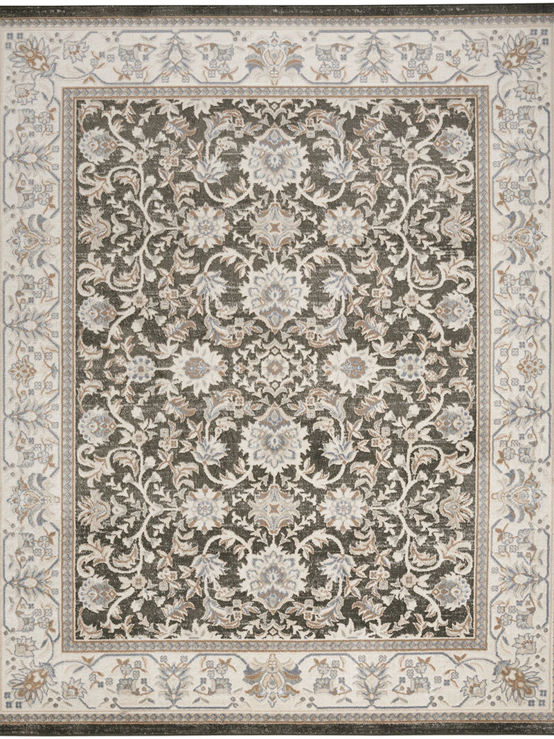 Serenity Home SRH02 Ivory/Gray/Blue 9' x 12' Rug