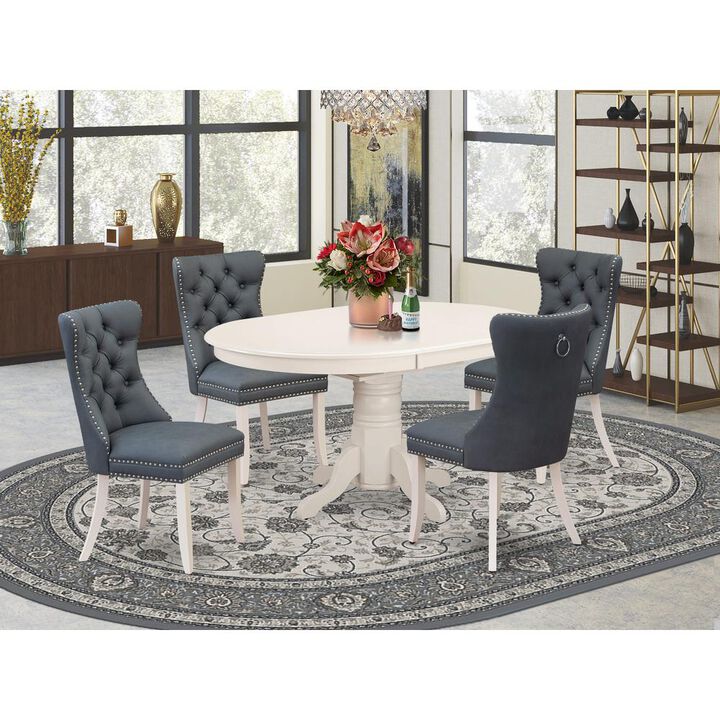 East West Furniture 5 Piece Dinette Set
