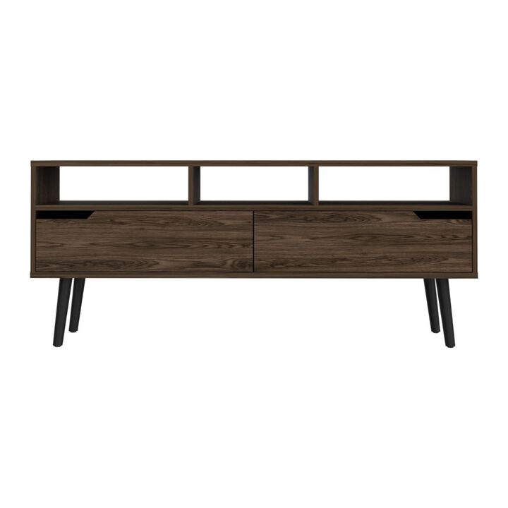 Tv Stand For Tv´S Up 52" Bull, Living Room, Dark Walnut