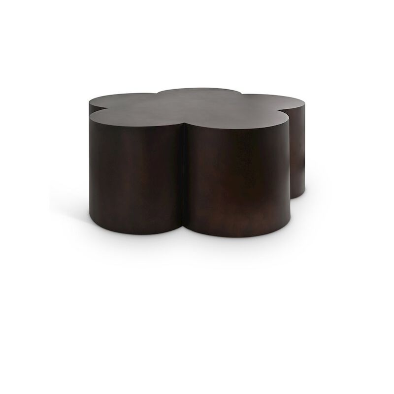 Meridian Furniture Lucky Brown Iron Coffee Table