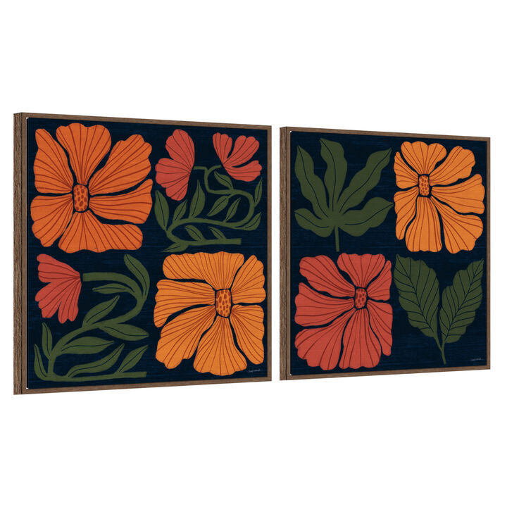 Modern Blooms III & IV 2 Piece