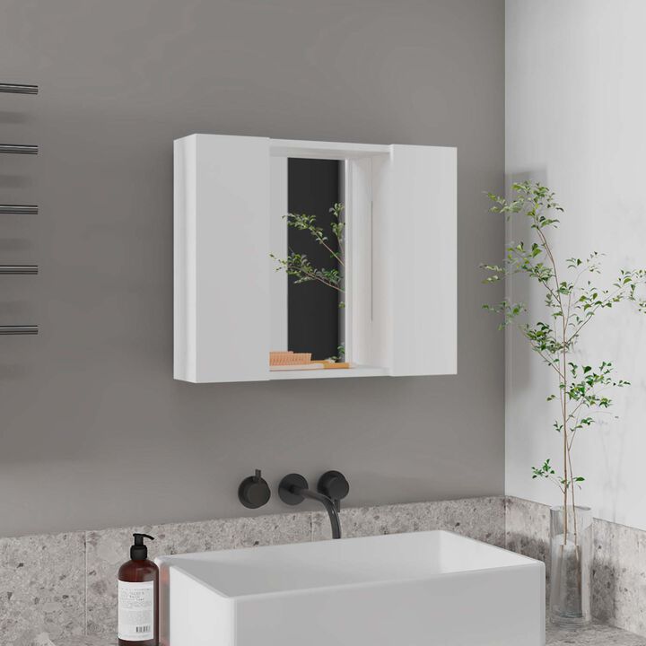 Streamdale Ellegrini 1-Drawer Medicine Cabinet White