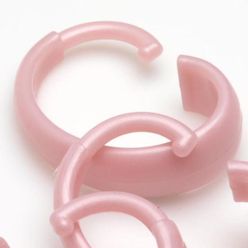 Carnation Home Fashions Home Decorative Hang Ease C Type Plastic Shower Curtain Hooks