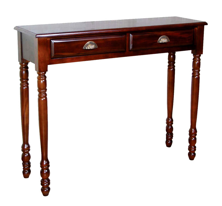 Mahogany Savanna Hall Table 2 Drw