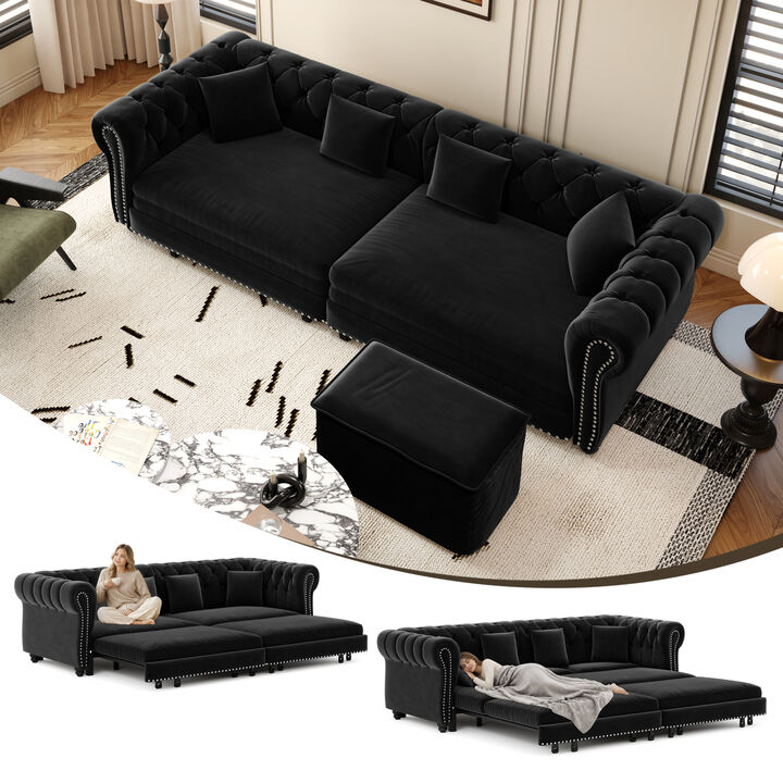 Cagrek Convertible Sleeper Sofa Bed