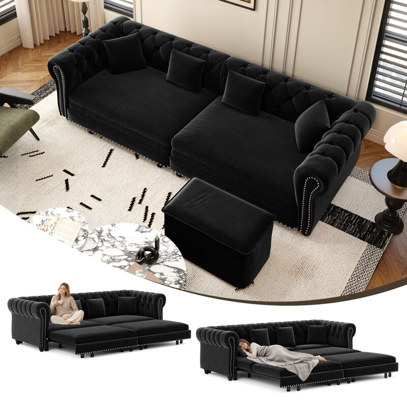 Cagrek Convertible Sleeper Sofa Bed image number 1
