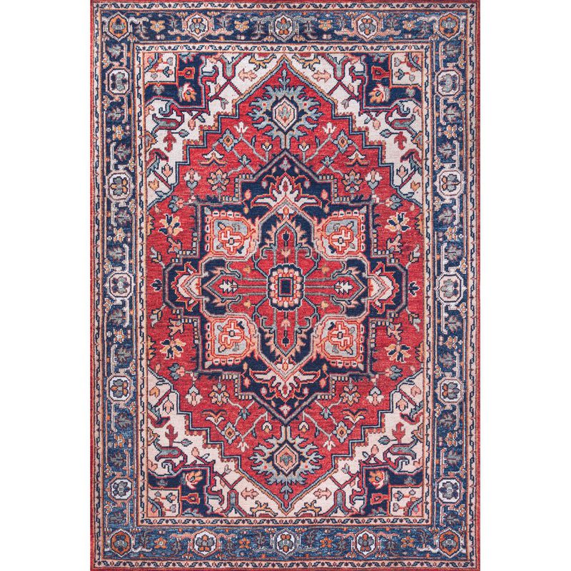 Cirali Ornate Large Medallion Machine-Washable Area Rug