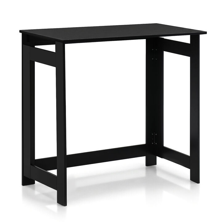 Narrow Folding Console Table with Collapsible Legs for Small Spaces