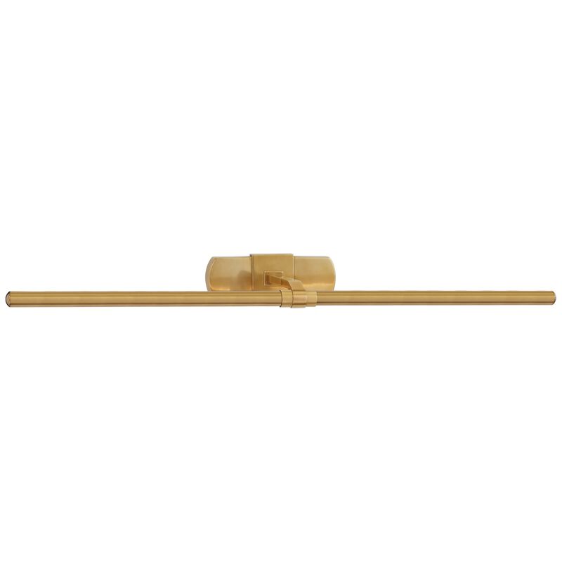 Langley 32" Picture Light in Natural Brass