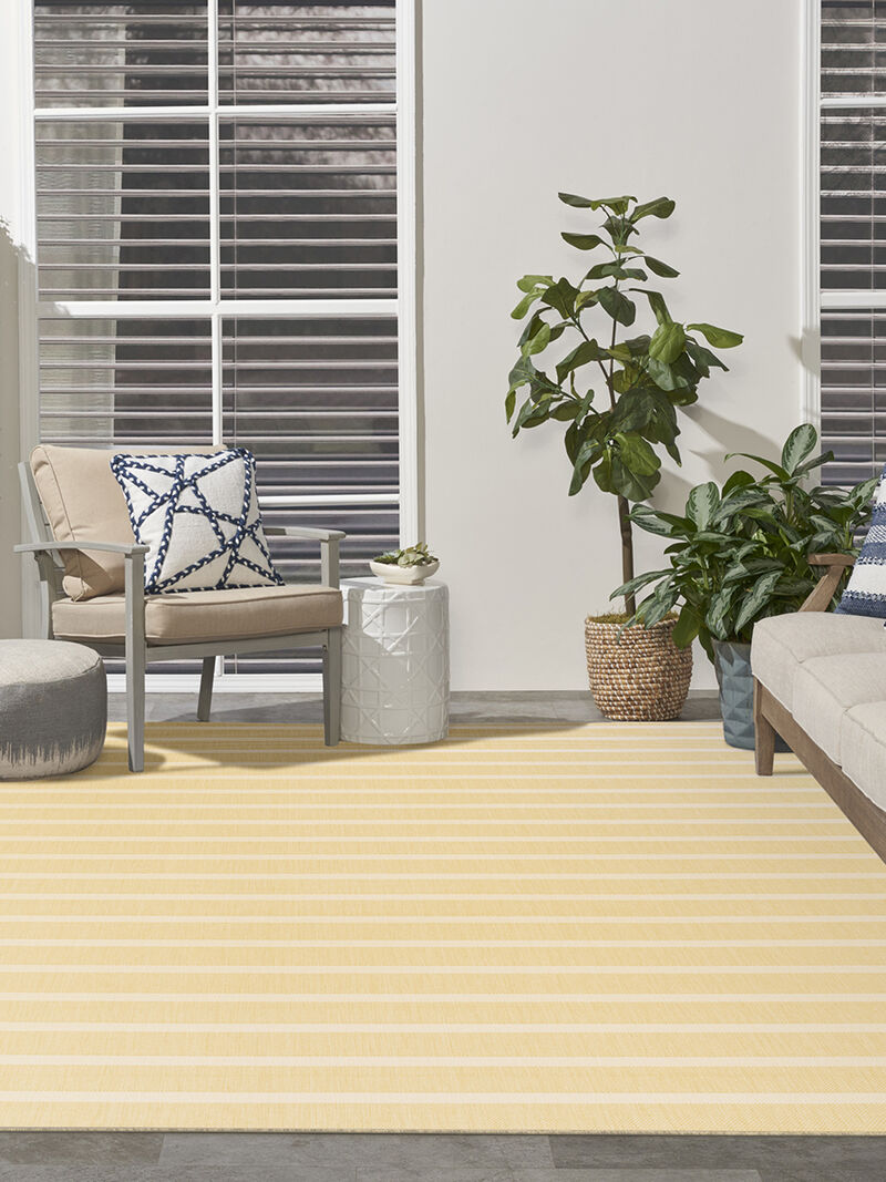 Positano POS03 Yellow/Ivory 9' x 12' Rug