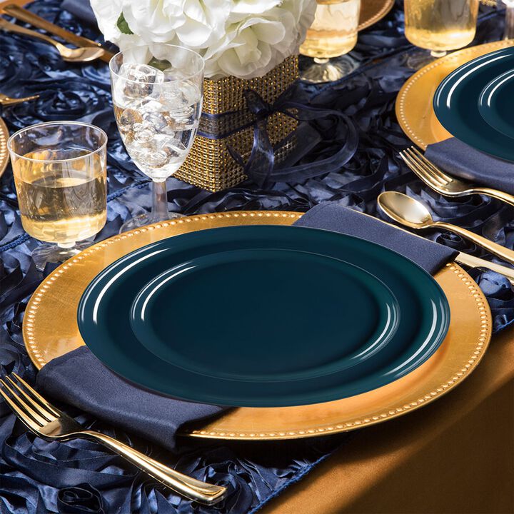 Flat Round Plastic Wedding Value Set (30 Sets)
