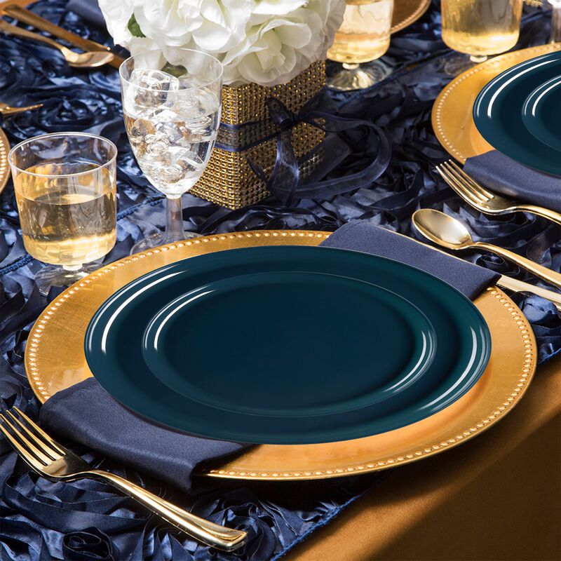 Flat Round Plastic Wedding Value Set (30 Sets) image number 1