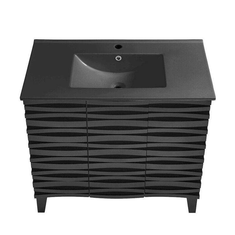 Cascade 36" Freestanding Bathroom Vanity with Sink Top image number 7