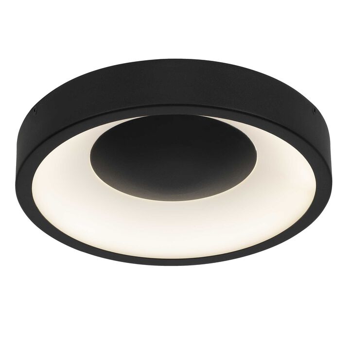 Stellar 11 inch Black  LED Flush Mount