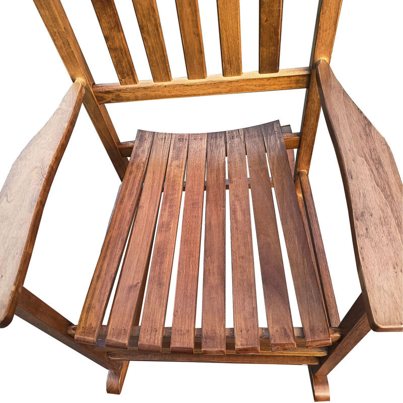 Streamdale Balcony Porch Adult Rocking Chair Brown image number 8