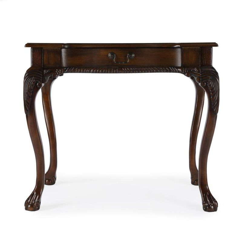 Starlight Canyon Home Vintage Vanity Desk, Solid Wood Writing Desk with Cherry Veneer Finish image number 3