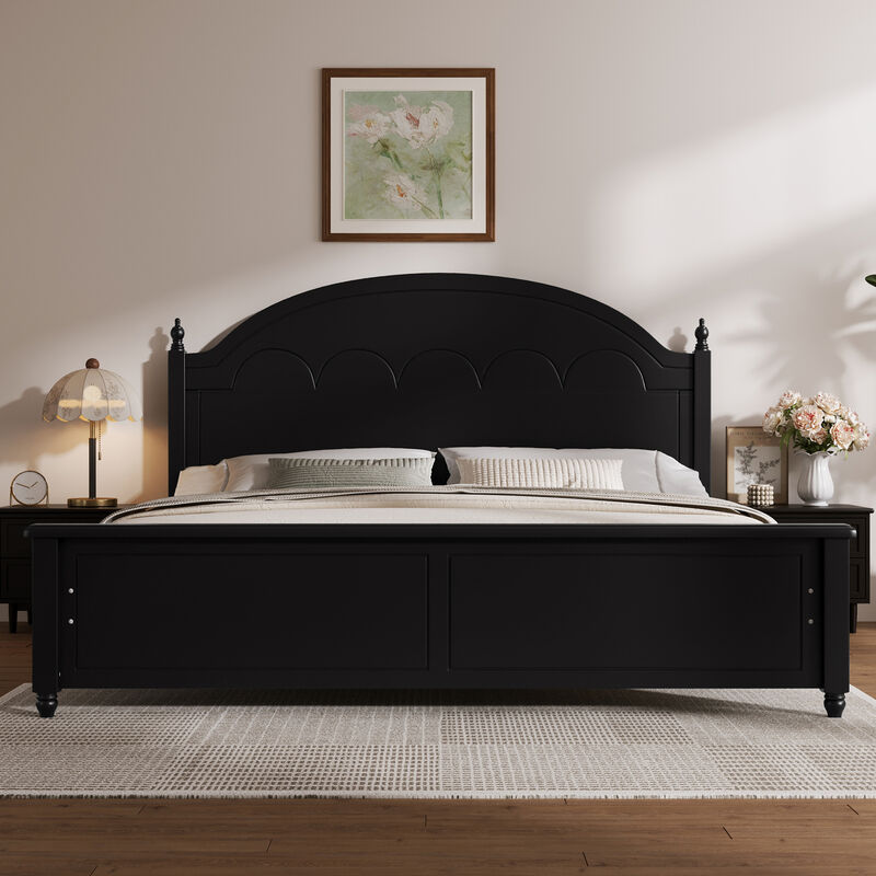 Upholstered Platform Bed image number 2