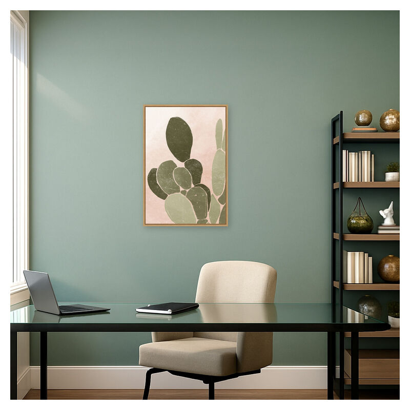 Desert Cactus III by Yuyu Pont Framed Canvas Wall Art image number 4